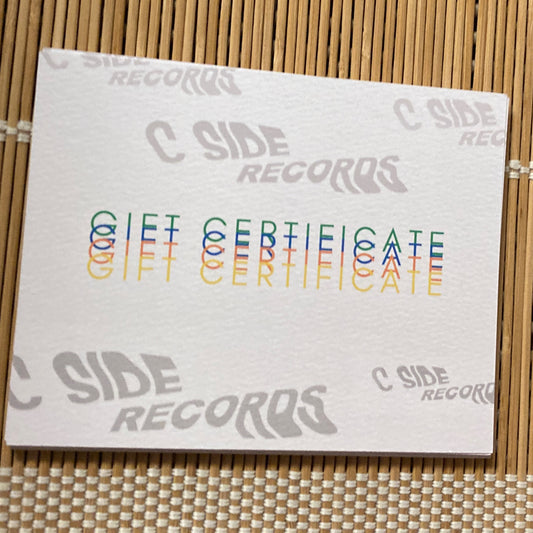 GIFT CERTIFICATE